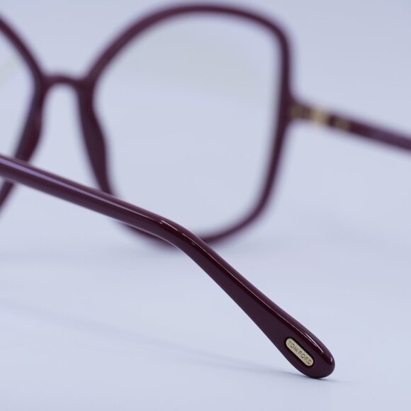 🕶️ New Tom Ford FT5845-B 074 Eyeglasses - Bordeaux Frame - Picture 7 of 9